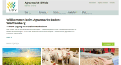 Desktop Screenshot of agrarmarkt-bw.de